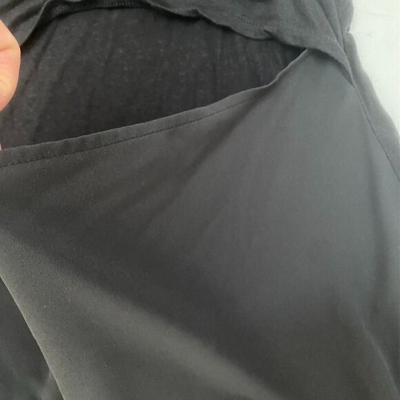 Trouve Sz Med Sleeveless Black Burn Out Tank Open Back - Picture 6 of 9